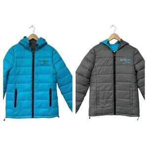 Kenneth Cole x Sundance Film Festival 2022 Reversible Hooded Puffer Jacket Sz S